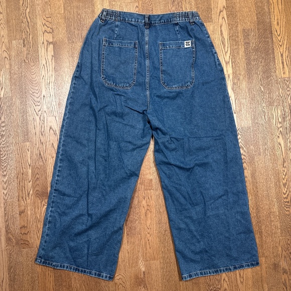 Lucy & Yak NWT Wide-Leg Blue Jeans - Picture 2 of 9